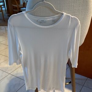 Vince White Short Sleeve Tee